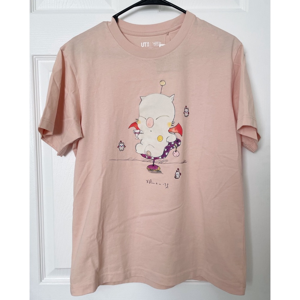 UNIQLO | Final Fantasy Pink Moogle Shirt